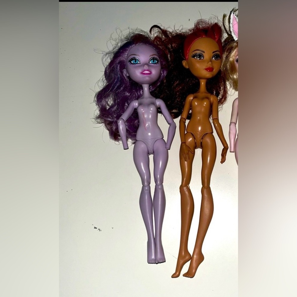 Ever After High Dolls - set of 3. Kitty Cheshire & Briar Beauty